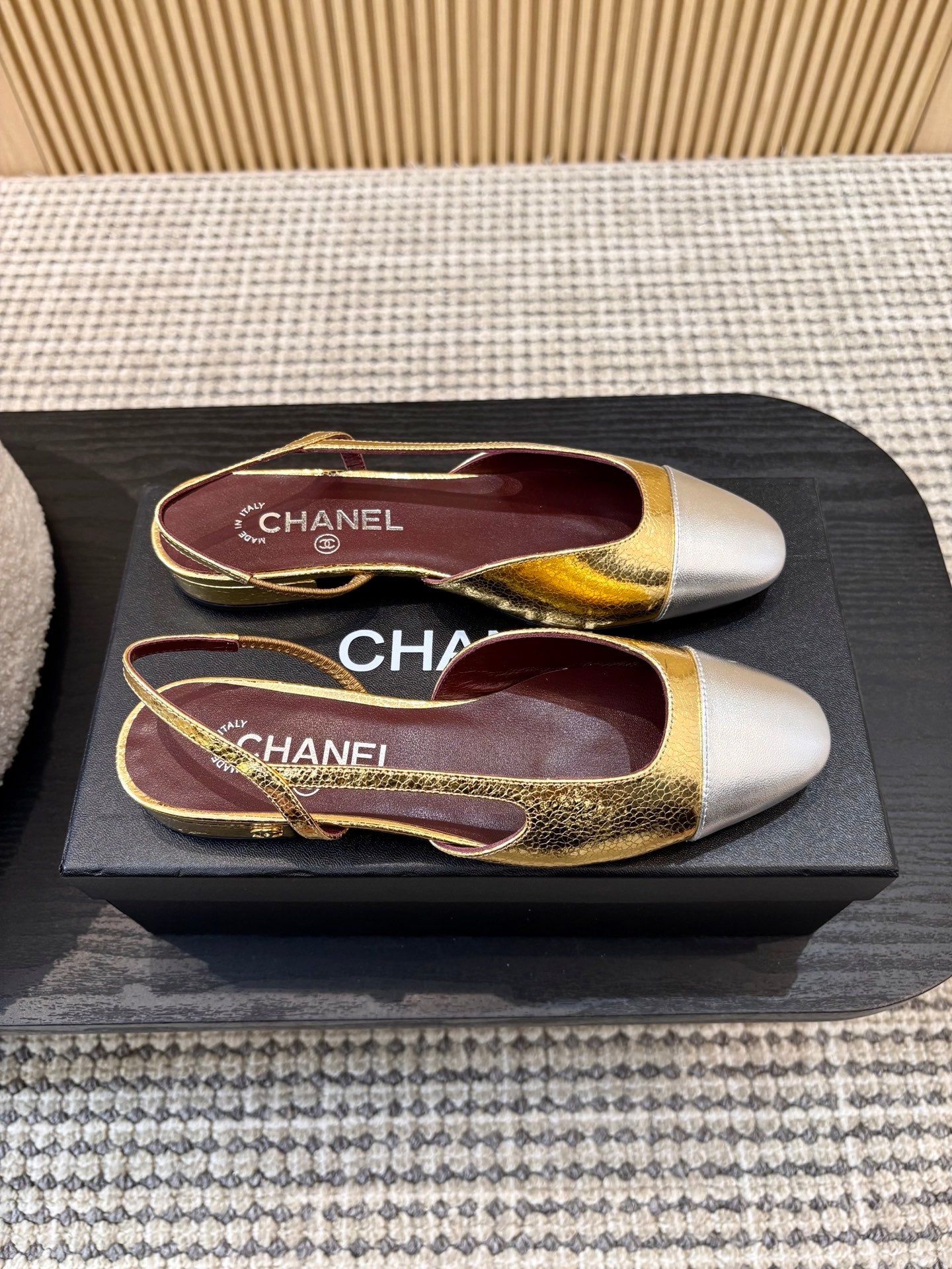 Жіночі зручні шкіряні сандалі Chanel Ballet