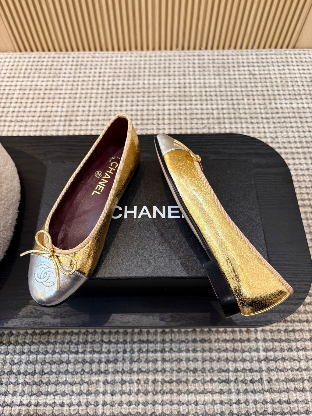 Жіночі зручні шкіряні сандалі Chanel Ballet