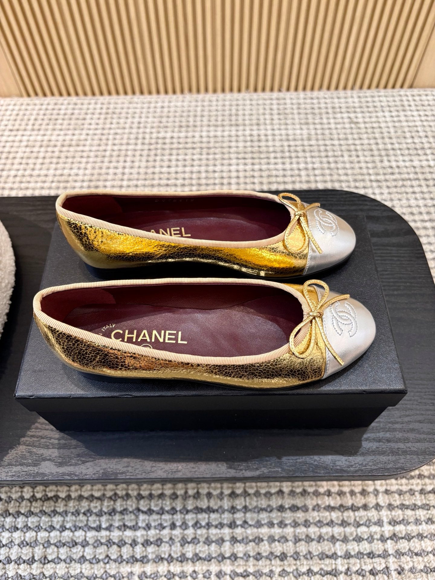 Жіночі зручні шкіряні сандалі Chanel Ballet