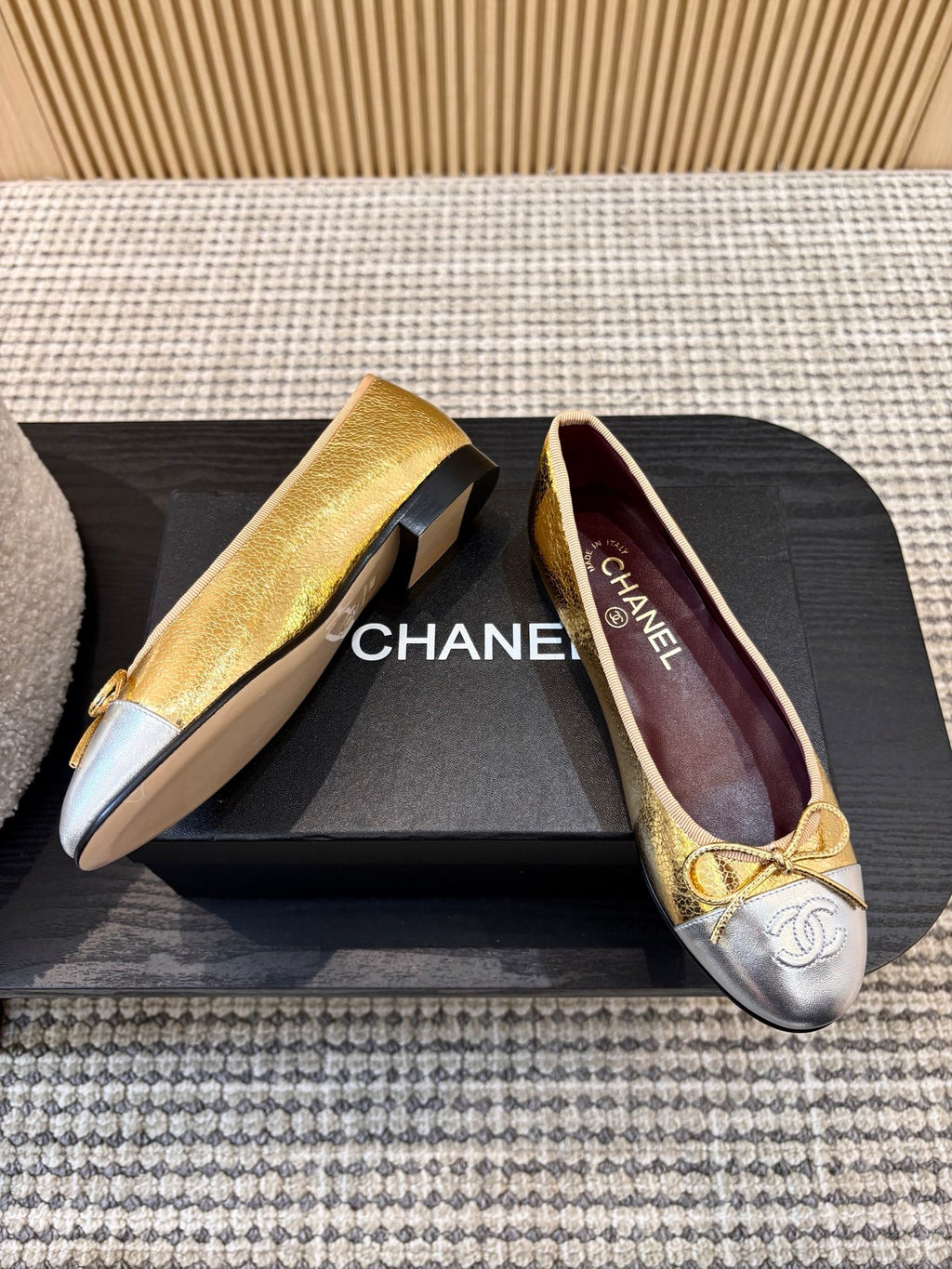 Жіночі зручні шкіряні сандалі Chanel Ballet