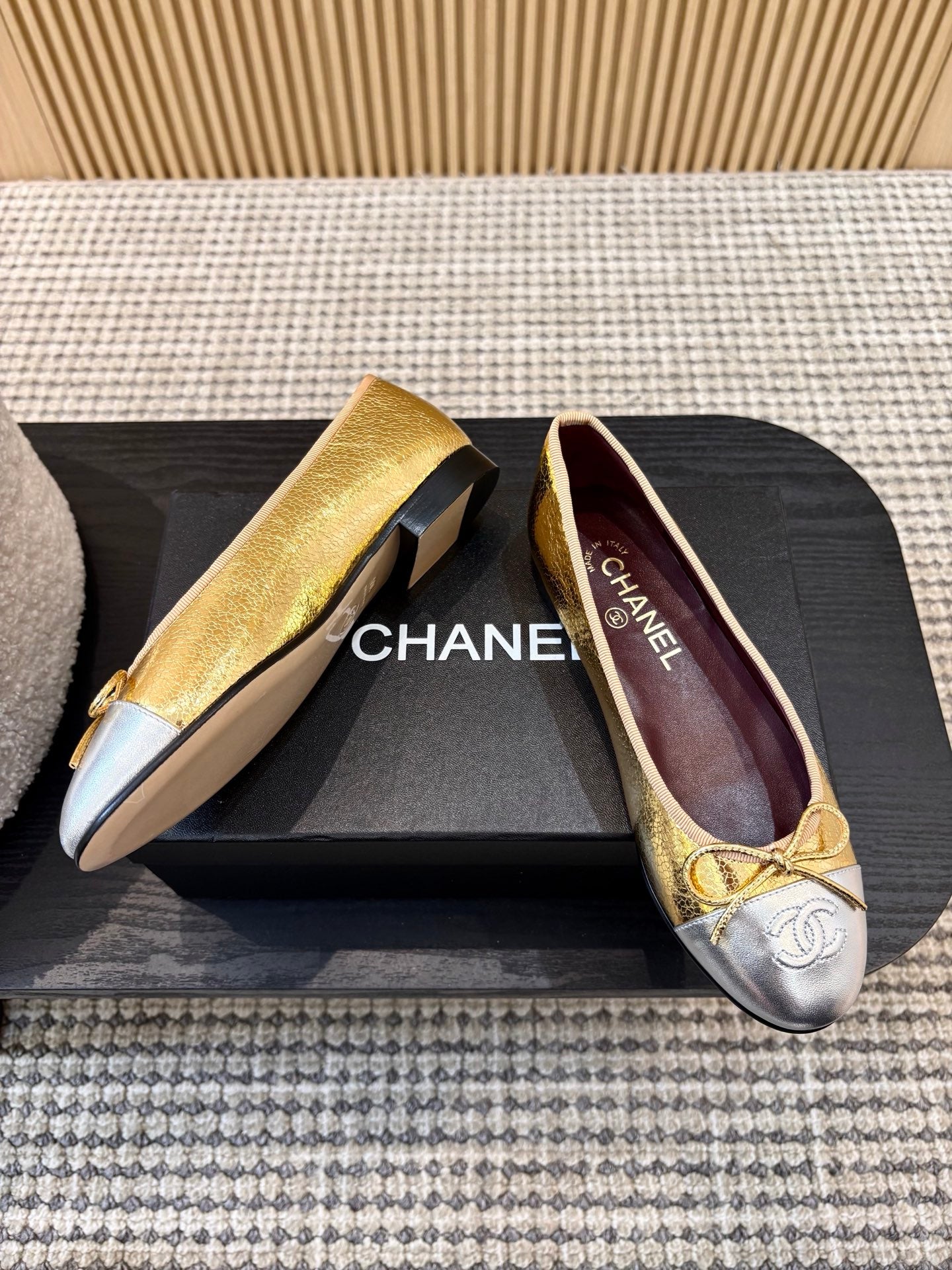 Жіночі зручні шкіряні сандалі Chanel Ballet