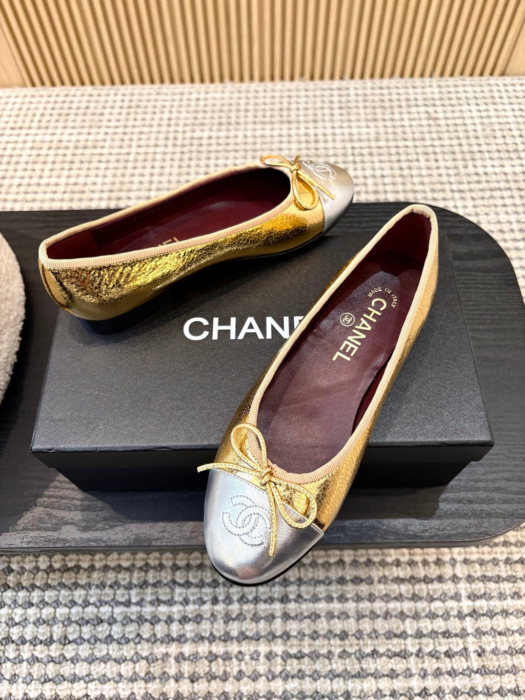 Жіночі зручні шкіряні сандалі Chanel Ballet