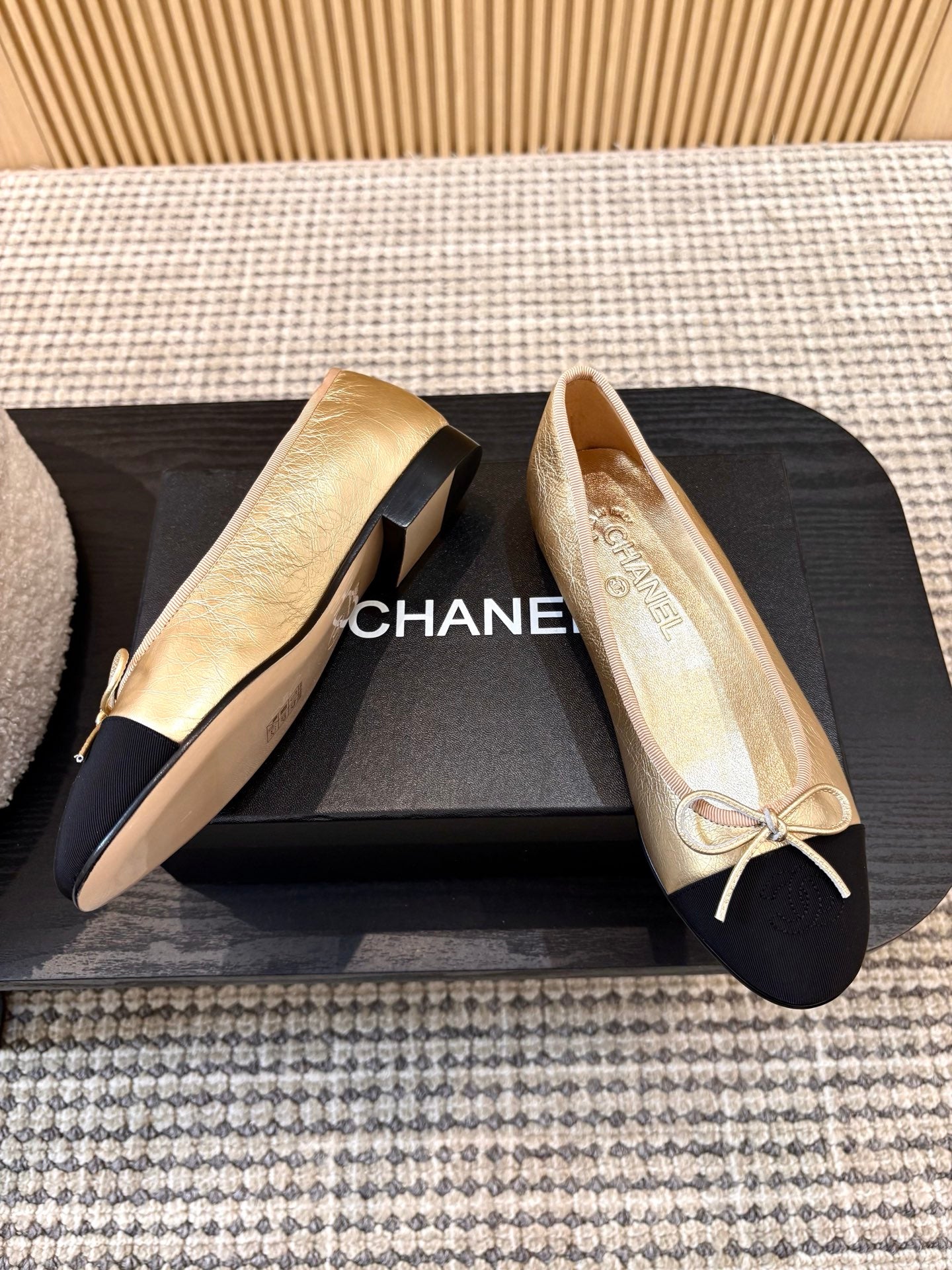 Жіночі зручні шкіряні сандалі Chanel Ballet