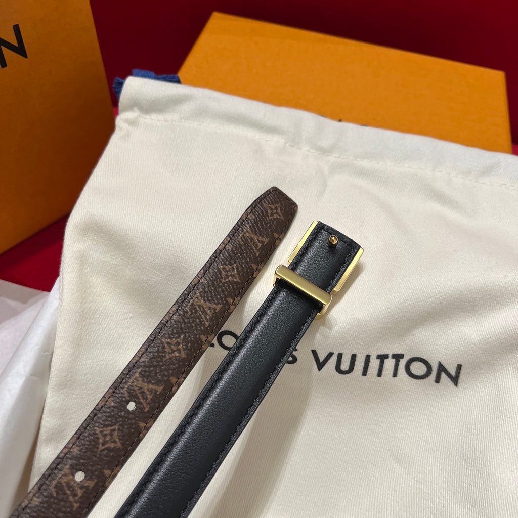 Ремінь Louis Vuitton з полотна та натуральної шкіри