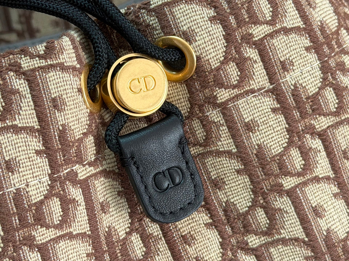 Рюкзак Dior Jett з текстилю, коричневий — фото 6