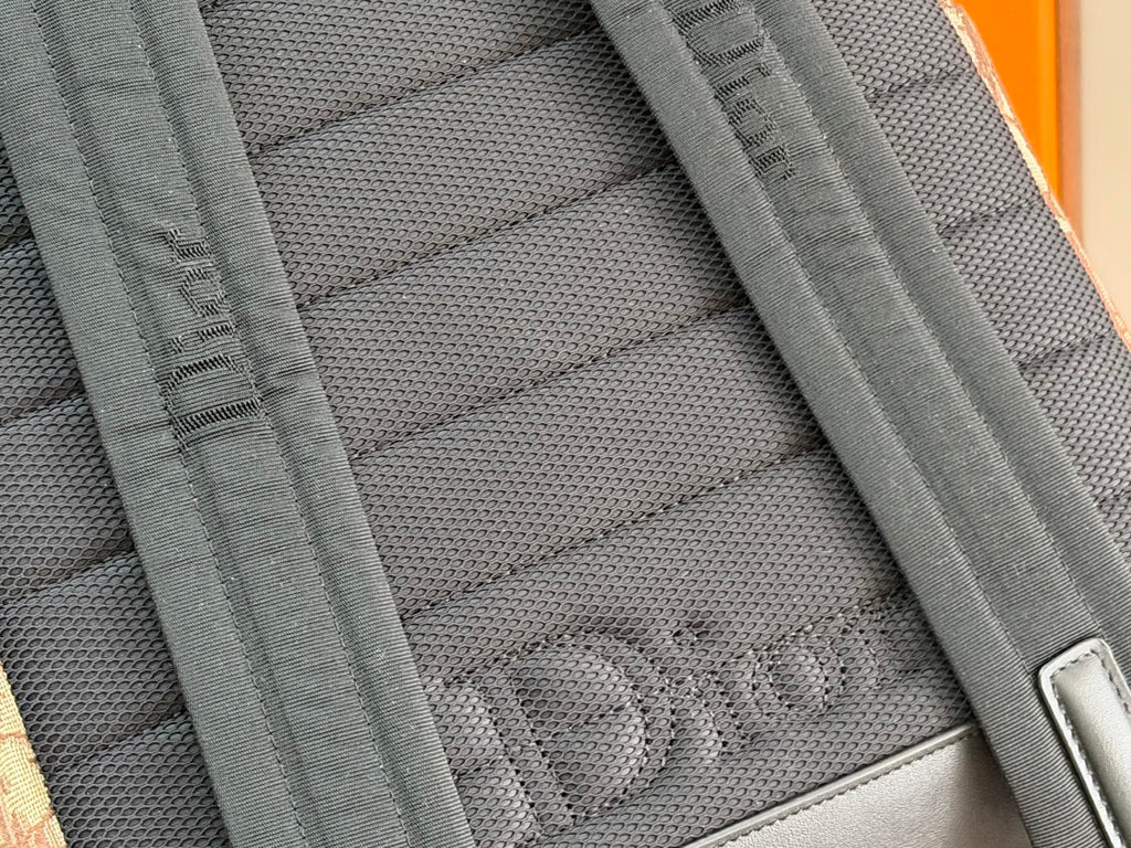 Рюкзак Dior Jett з текстилю, коричневий — фото 8