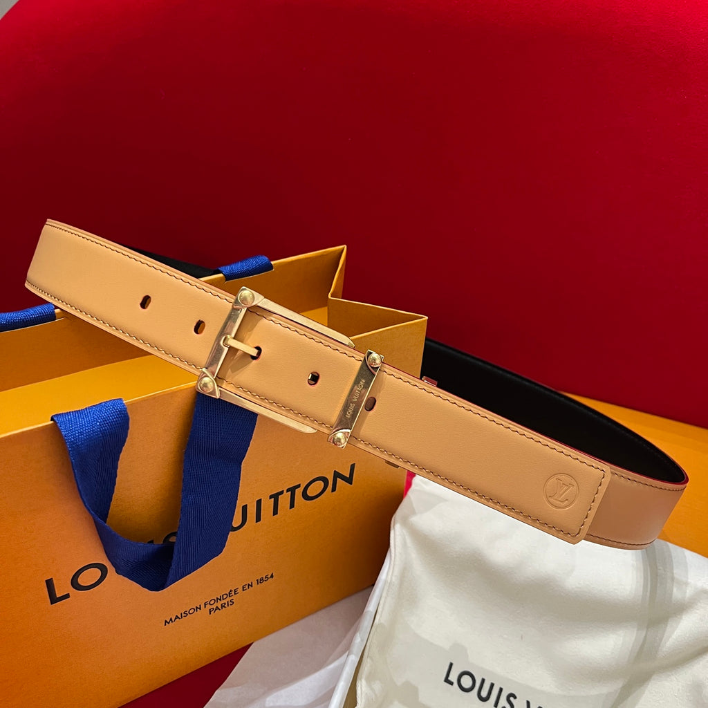 Ремінь Louis Vuitton з натуральної телячої шкіри
