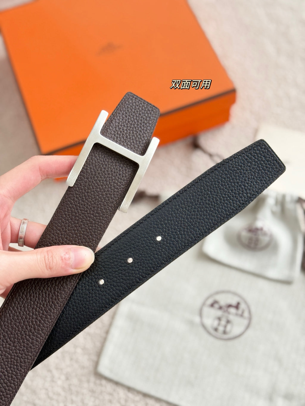 Ремінь Hermès зі шкіри Togo