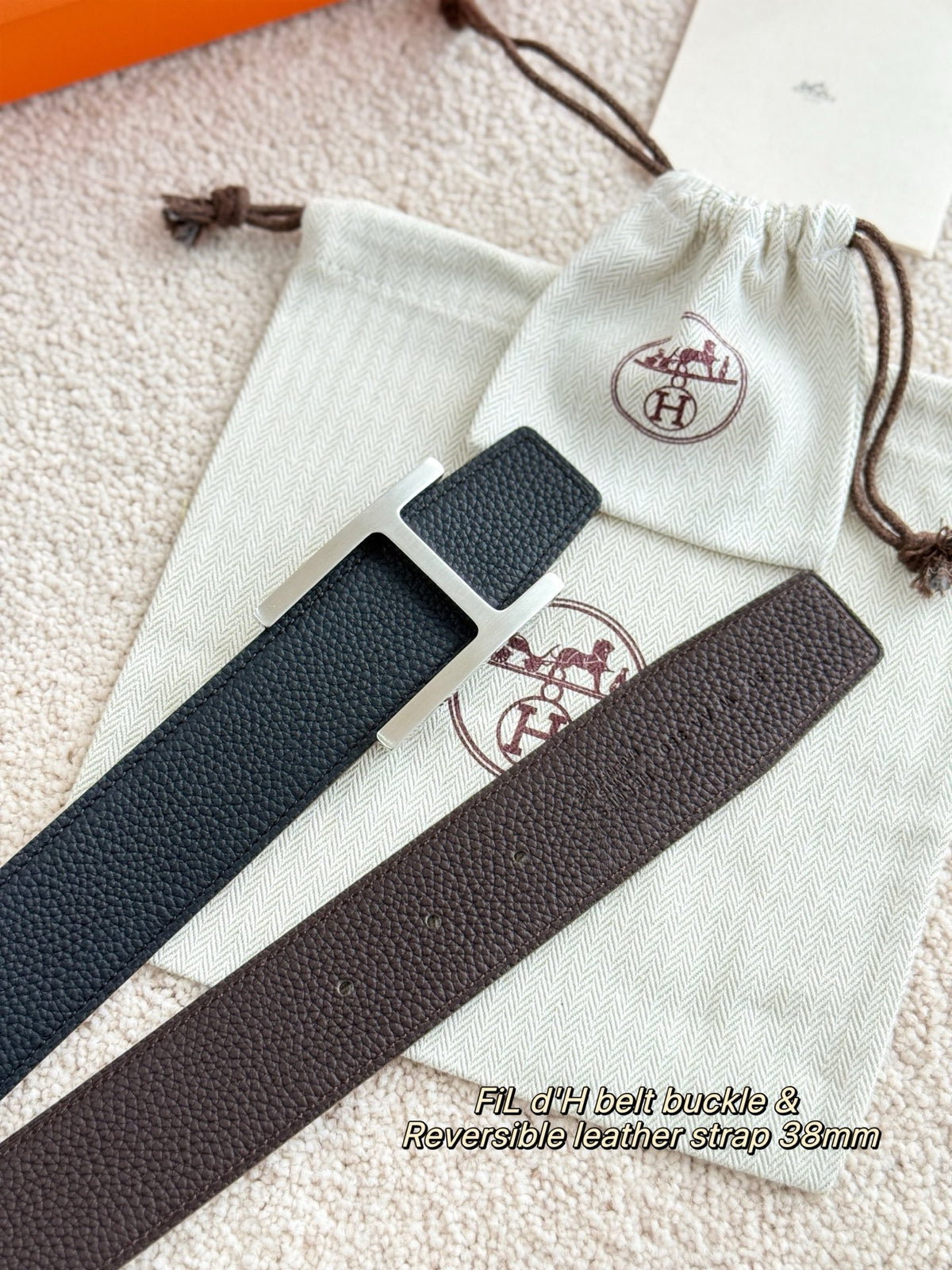 Ремінь Hermès зі шкіри Togo