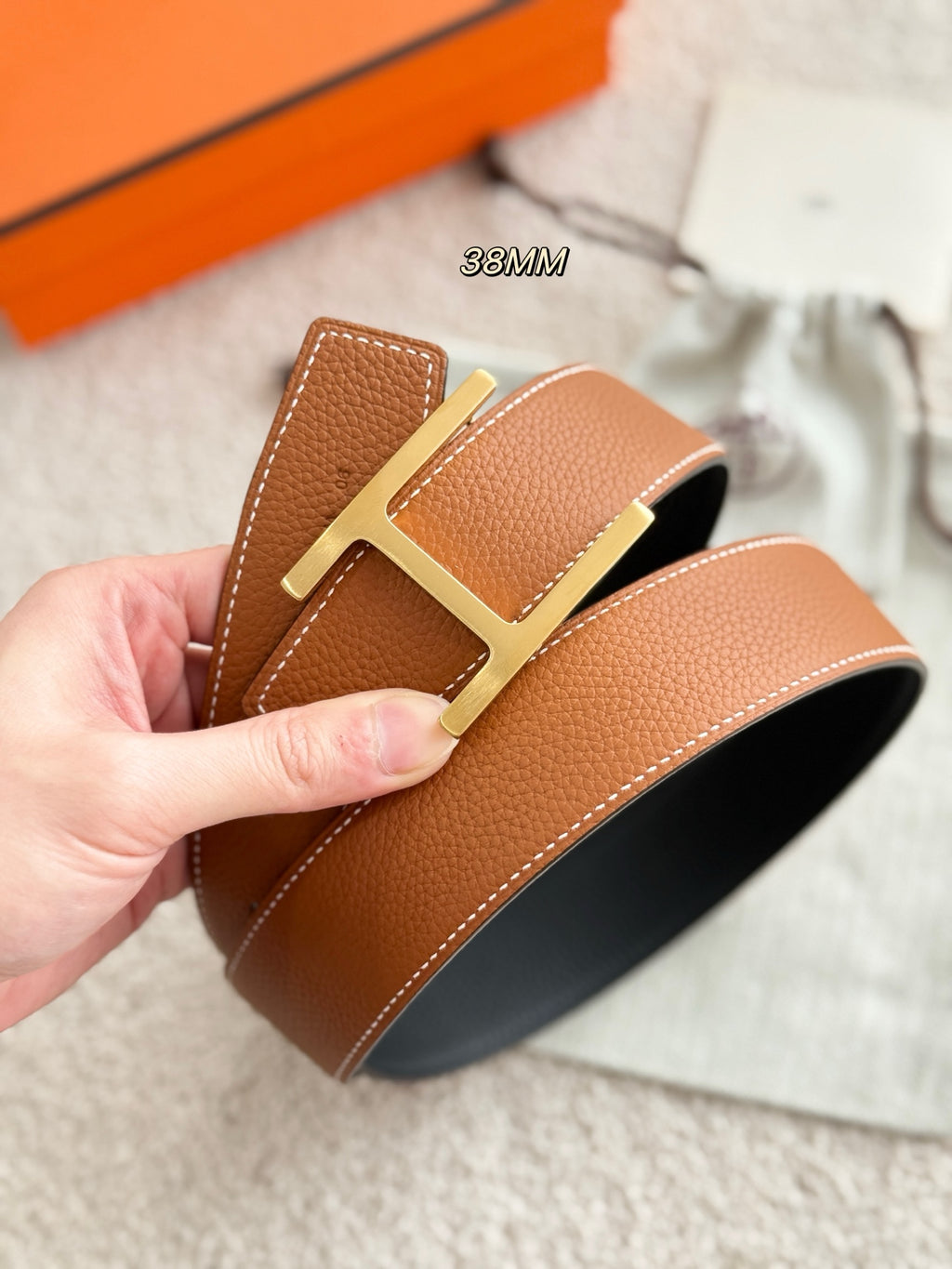 Ремінь Hermès зі шкіри Togo