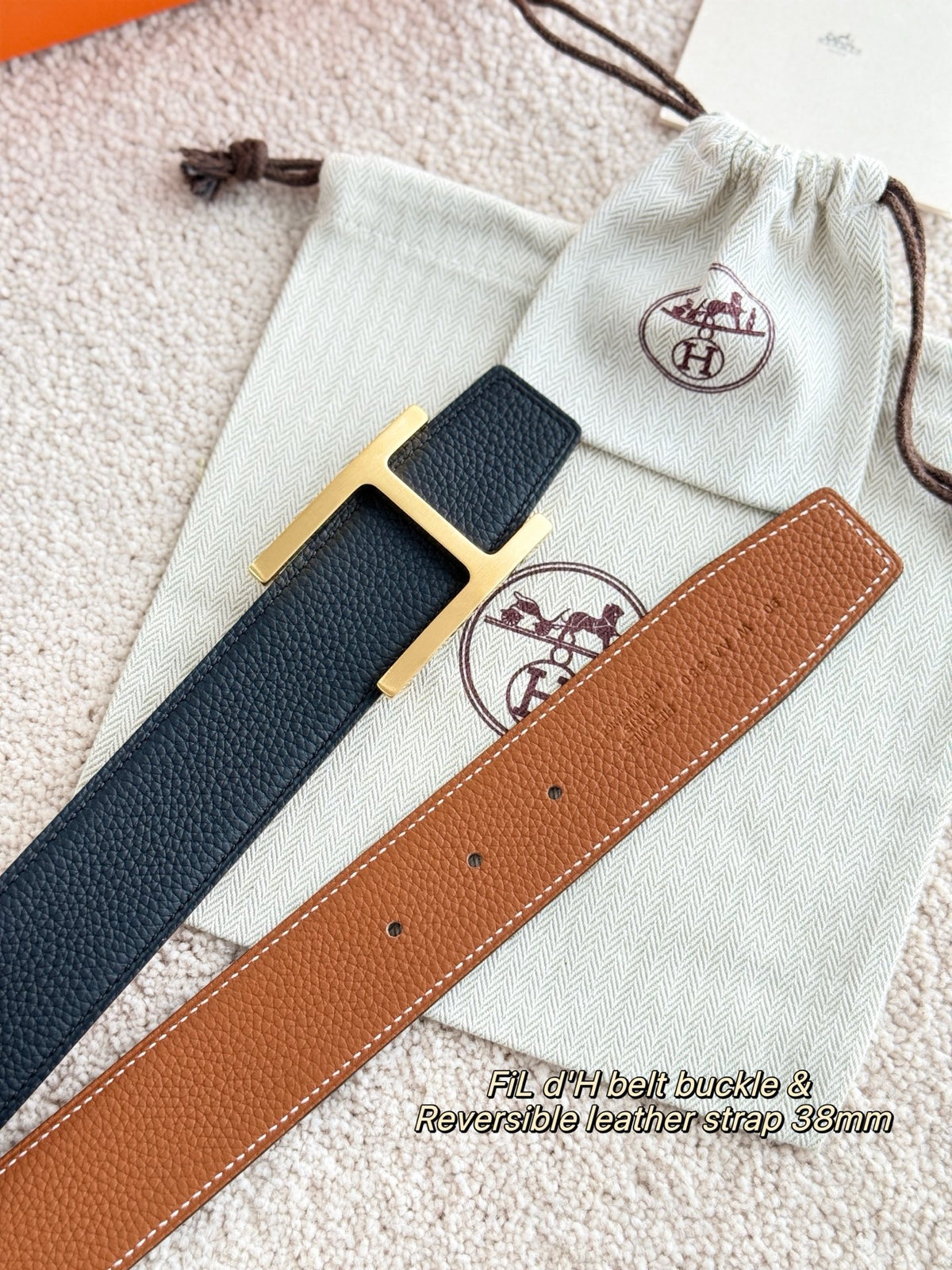 Ремінь Hermès зі шкіри Togo