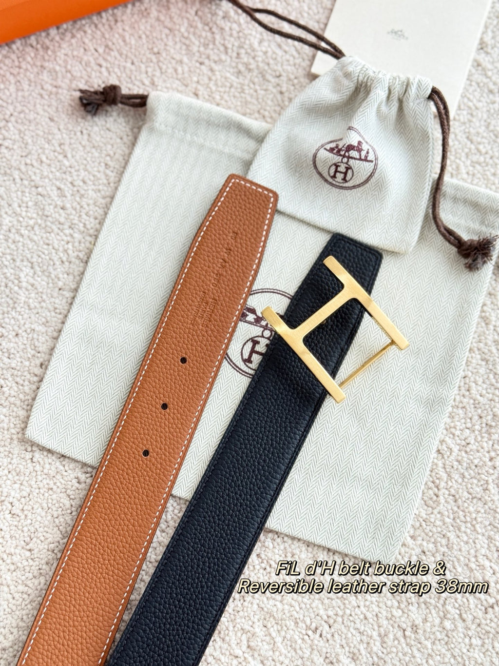 Ремінь Hermès зі шкіри Togo