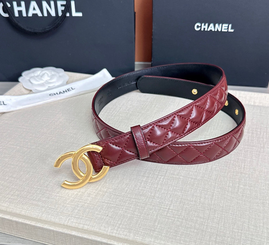Ремінь Chanel з натуральної овечої шкіри