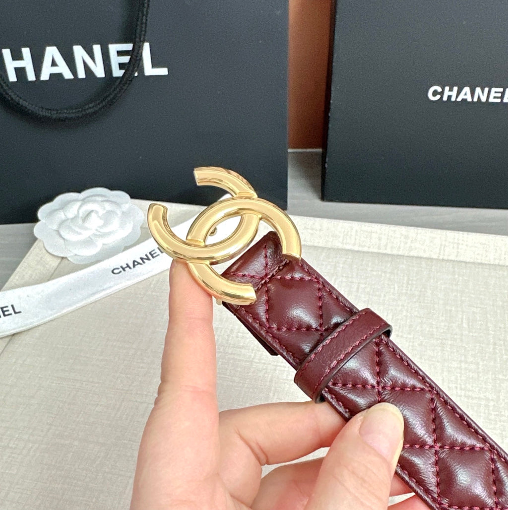 Ремінь Chanel з натуральної овечої шкіри