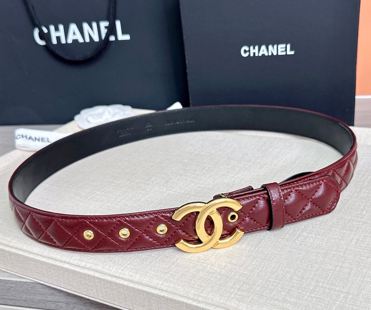 Ремінь Chanel з натуральної овечої шкіри