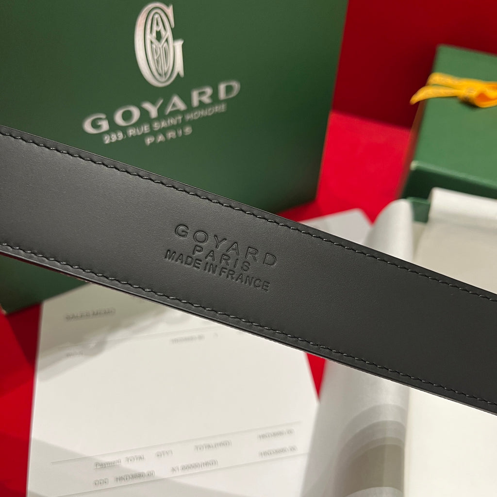Ремінь Goyard з полотна та натуральної шкіри