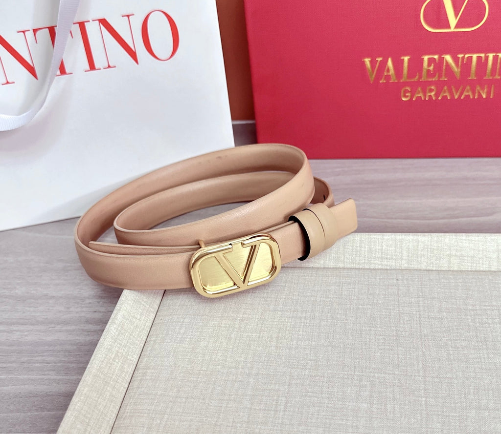Ремінь Valentino з натуральної телячої шкіри