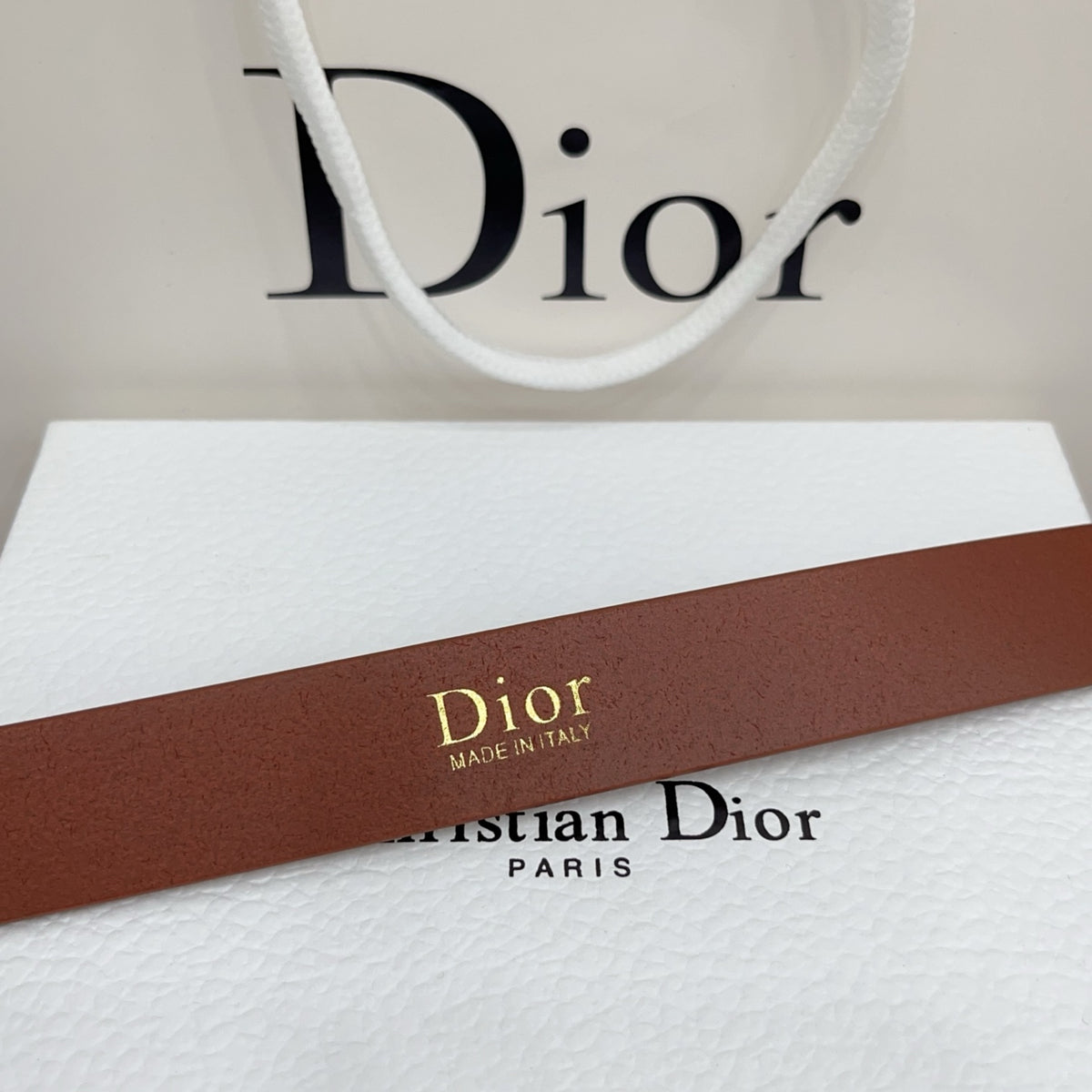 Ремінь Dior з натуральної телячої шкіри