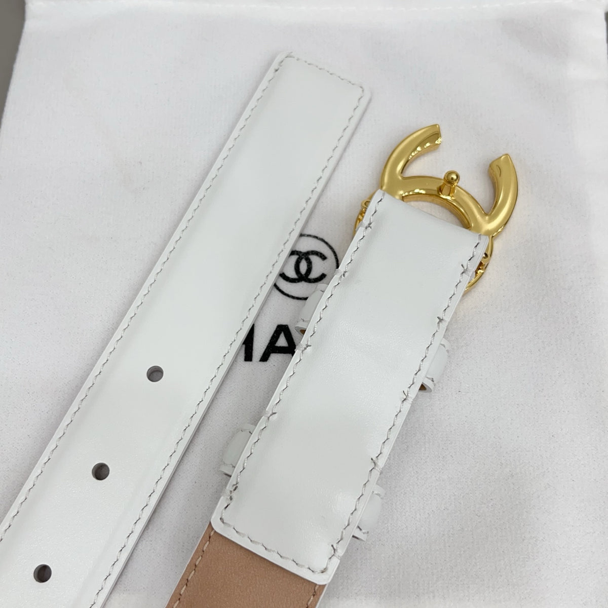 Ремінь Chanel з натуральної шкіри