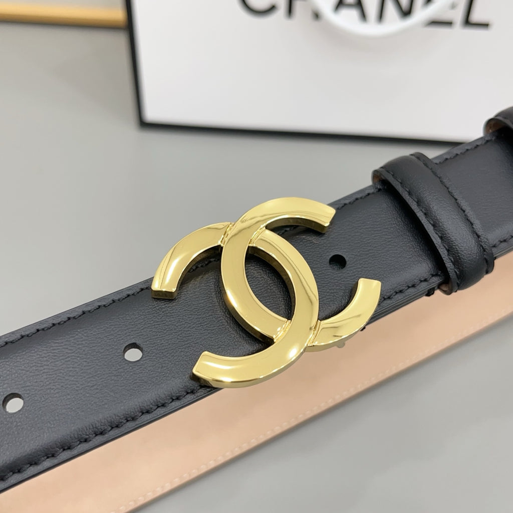 Ремінь Chanel з натуральної шкіри