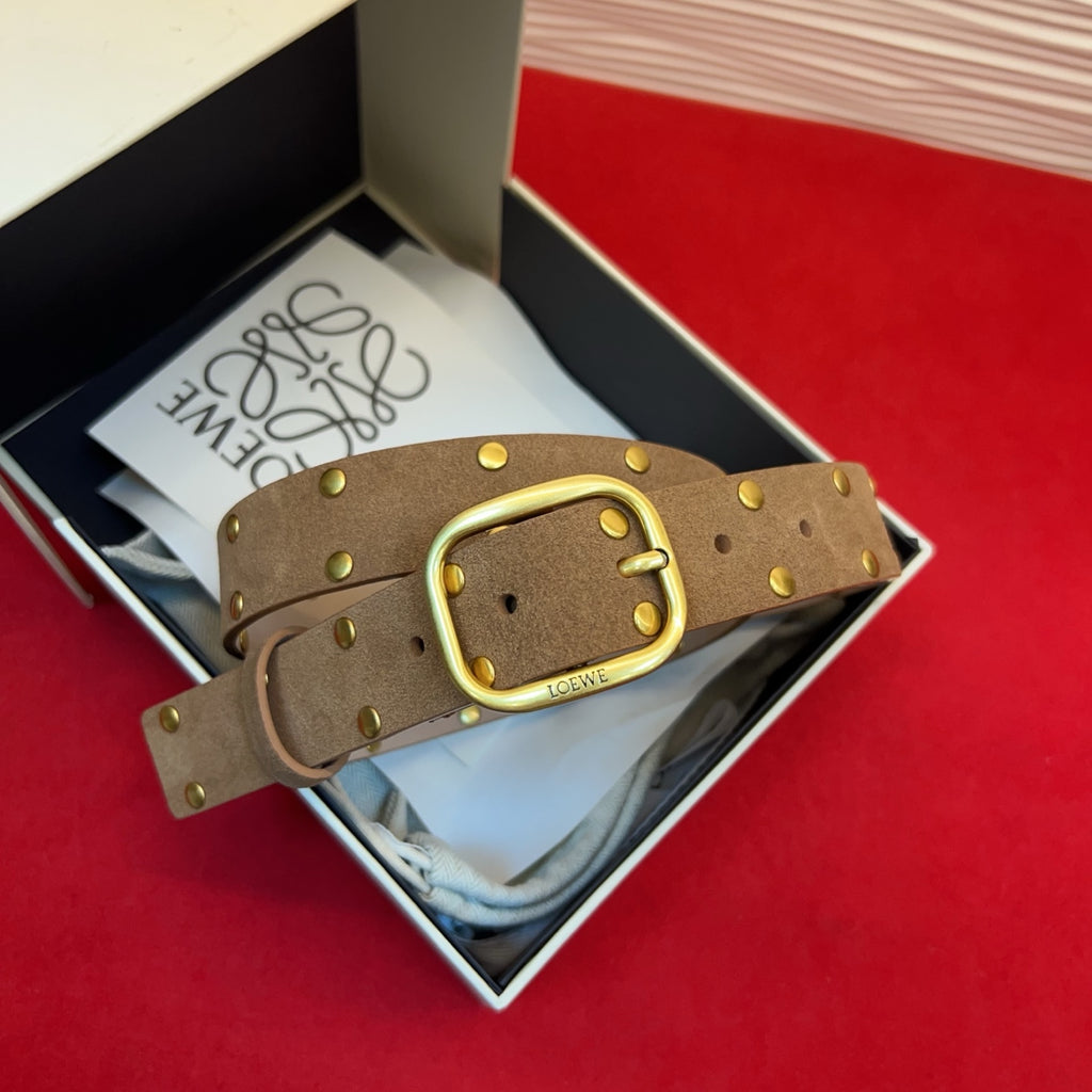 Ремінь Loewe із замші