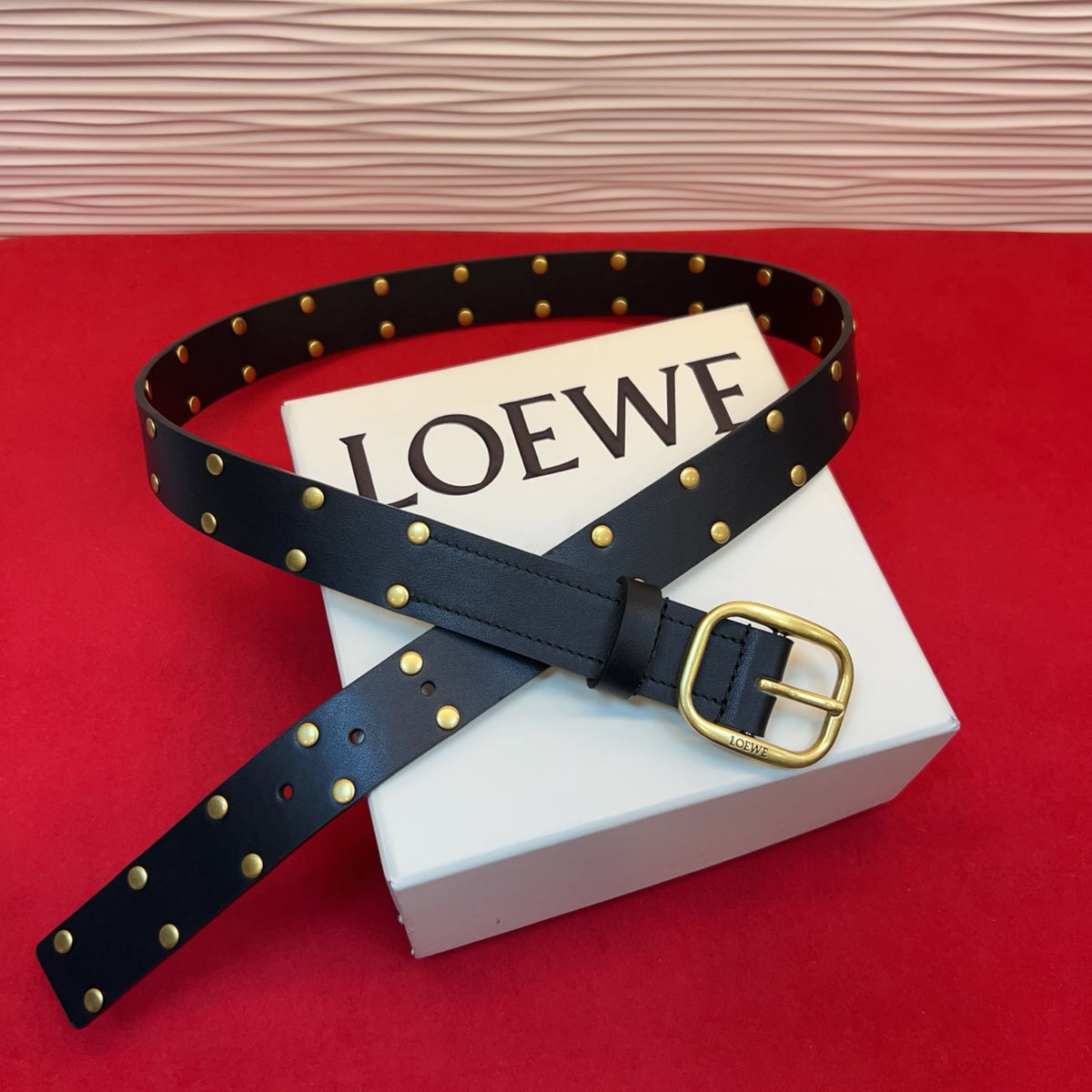 Ремінь Loewe із замші
