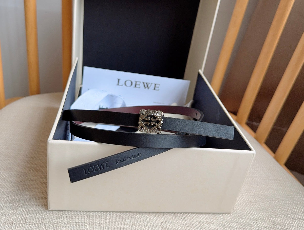 Ремінь Loewe з натуральної телячої шкіри