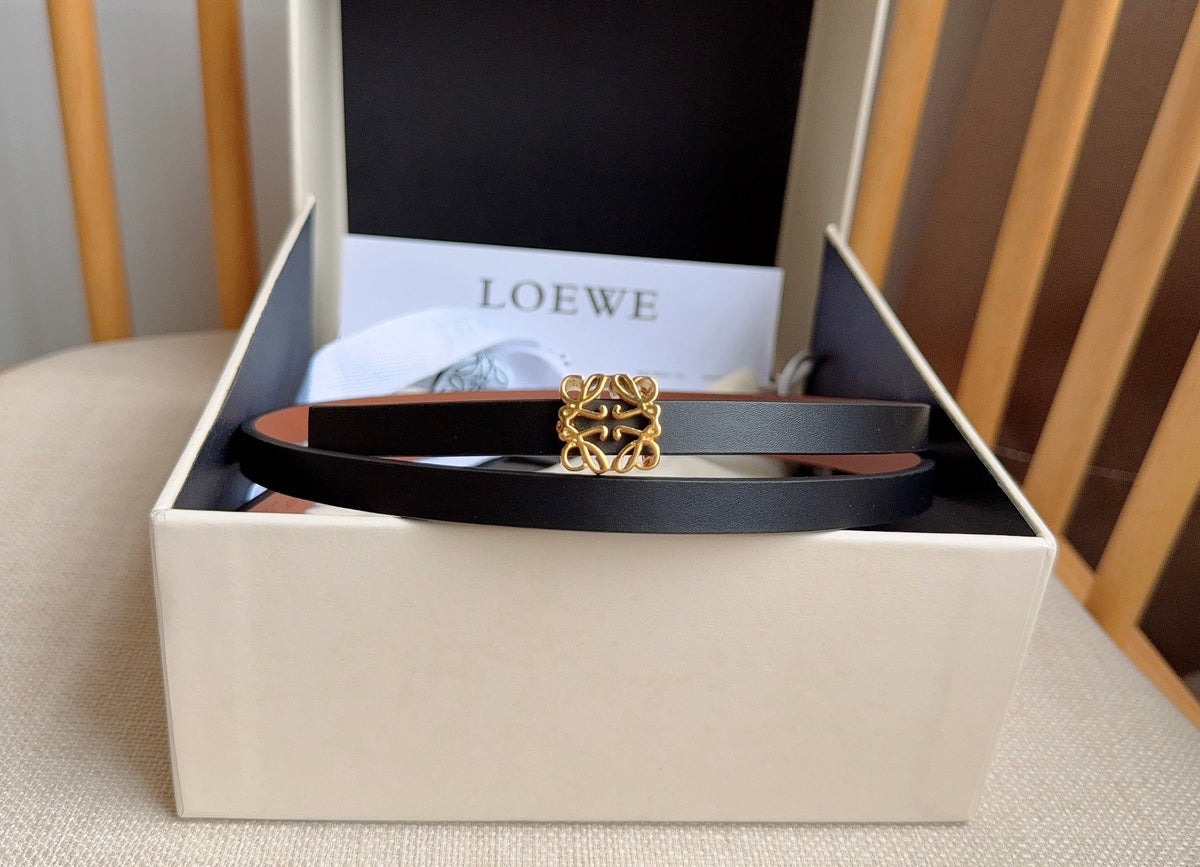 Ремінь Loewe з натуральної телячої шкіри