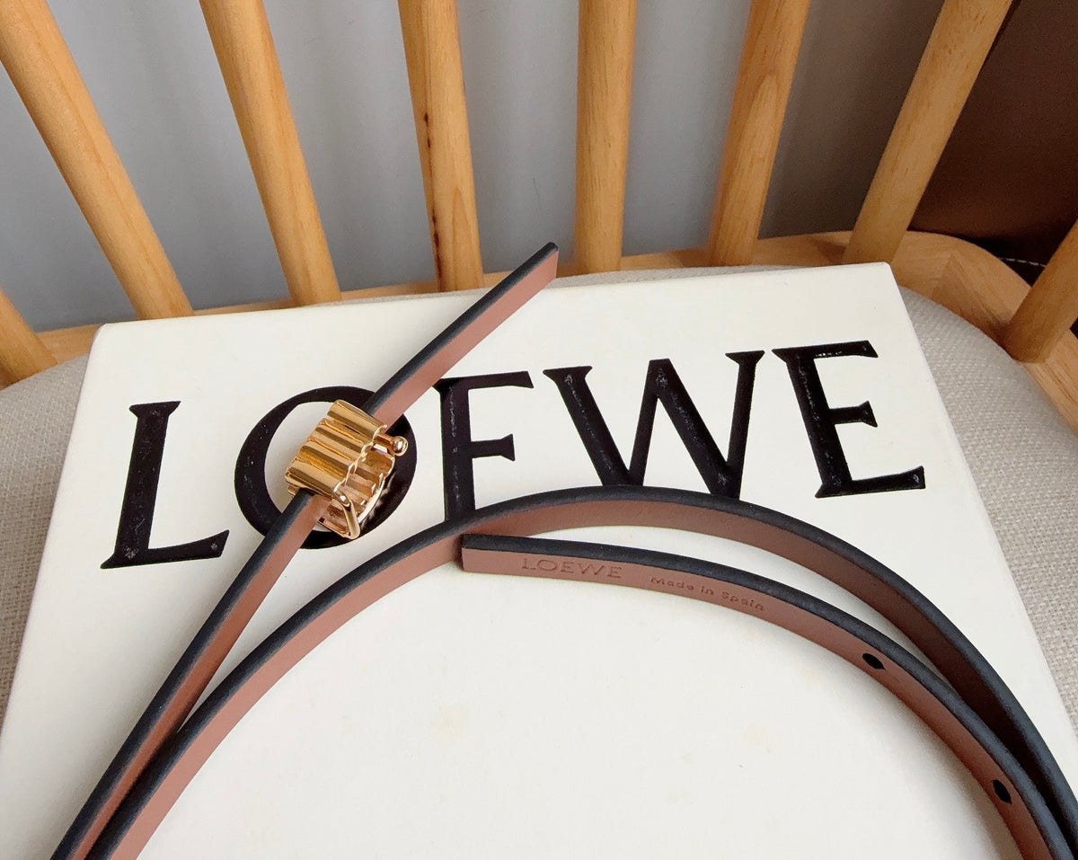 Ремінь Loewe з натуральної телячої шкіри