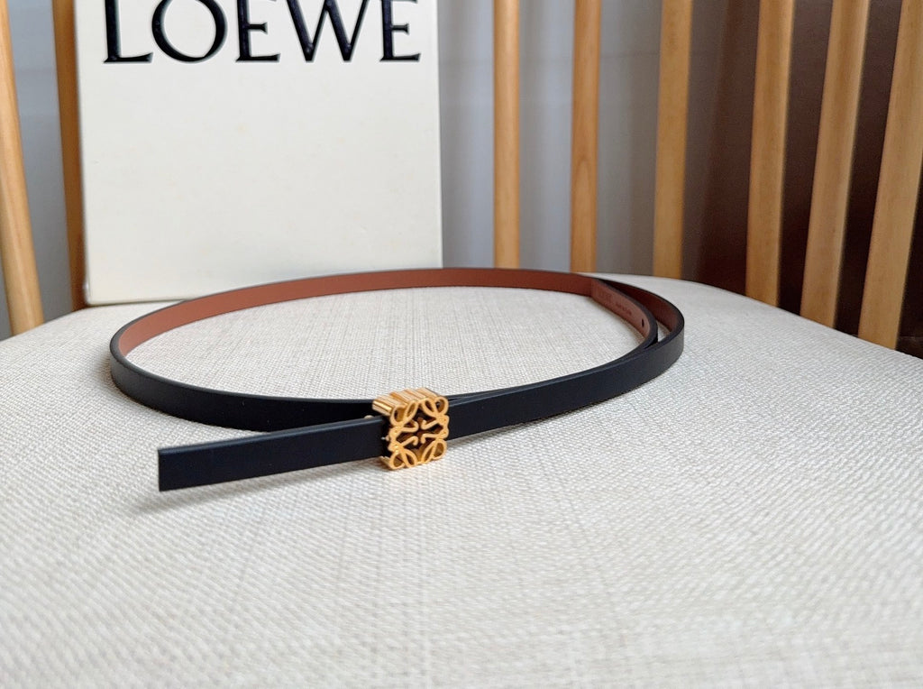 Ремінь Loewe з натуральної телячої шкіри