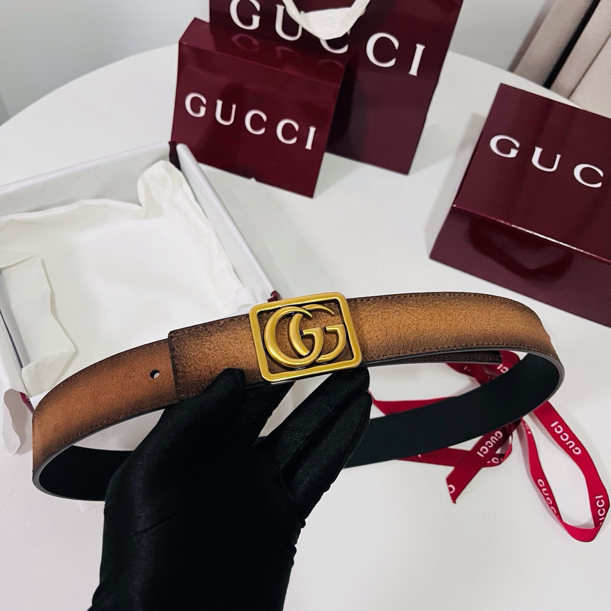Ремінь Gucci з натуральної шкіри