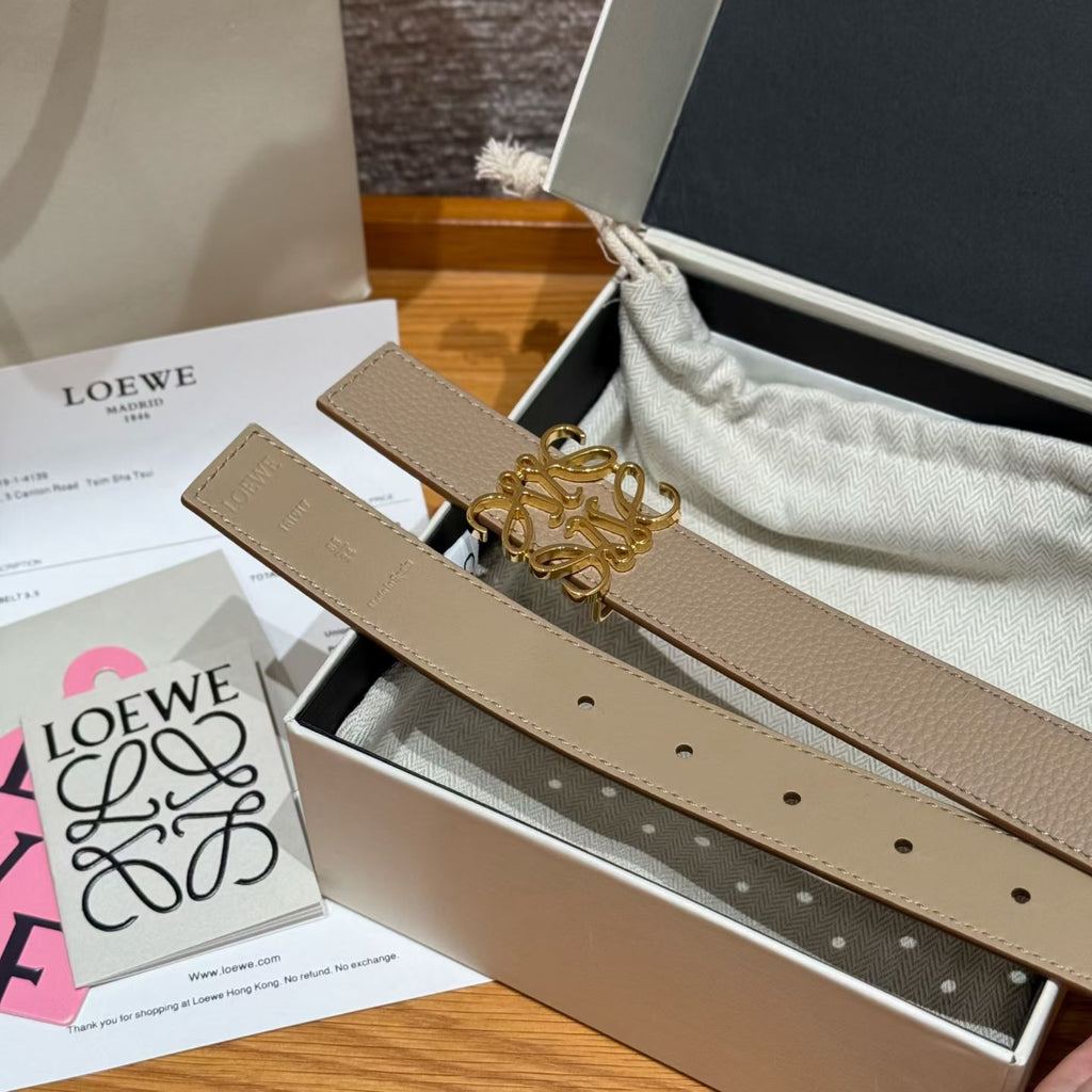 Ремінь Loewe з натуральної шкіри
