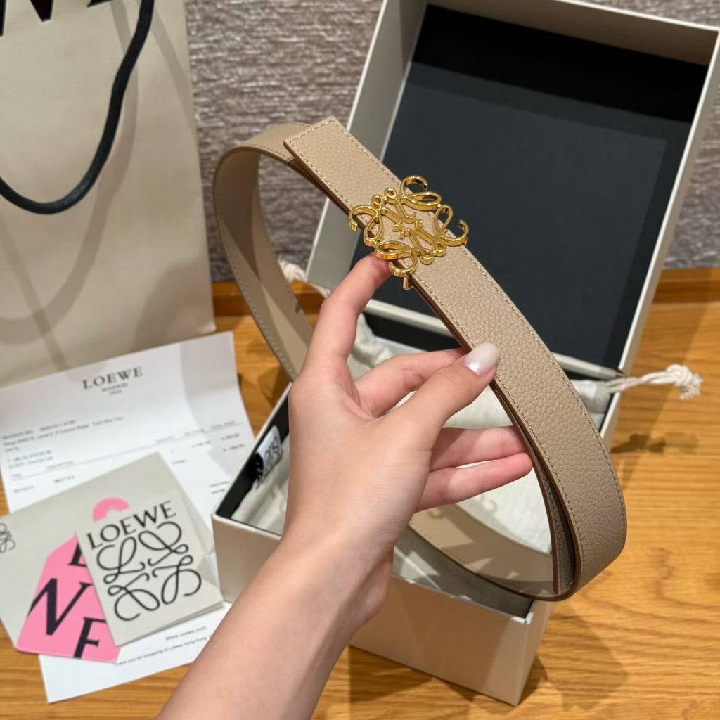 Ремінь Loewe з натуральної шкіри