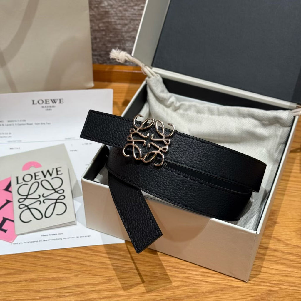 Ремінь Loewe з натуральної шкіри