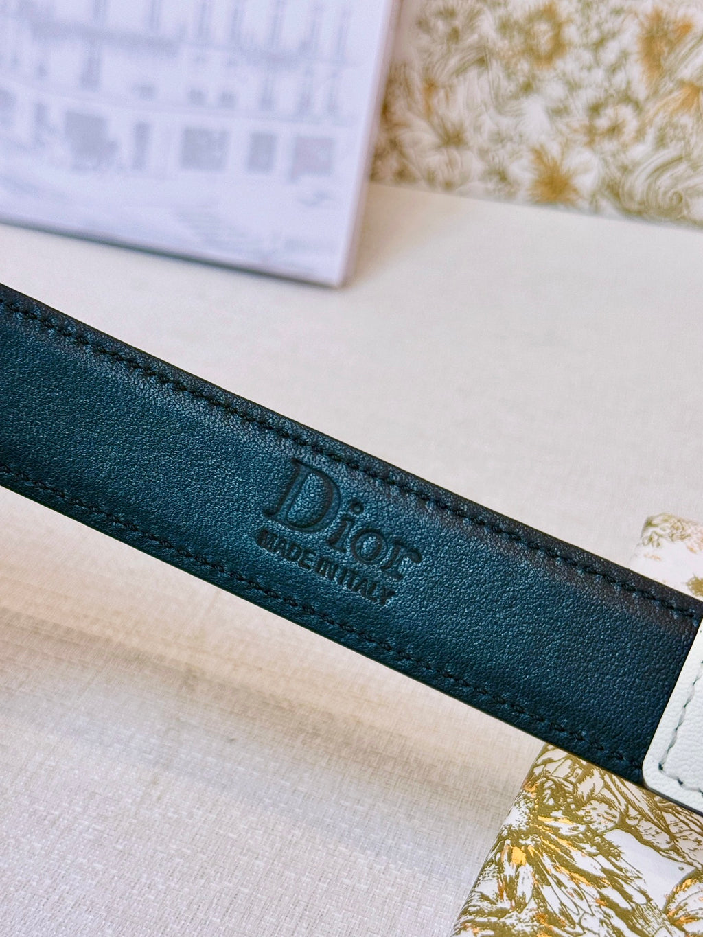 Ремінь Dior з натуральної телячої шкіри