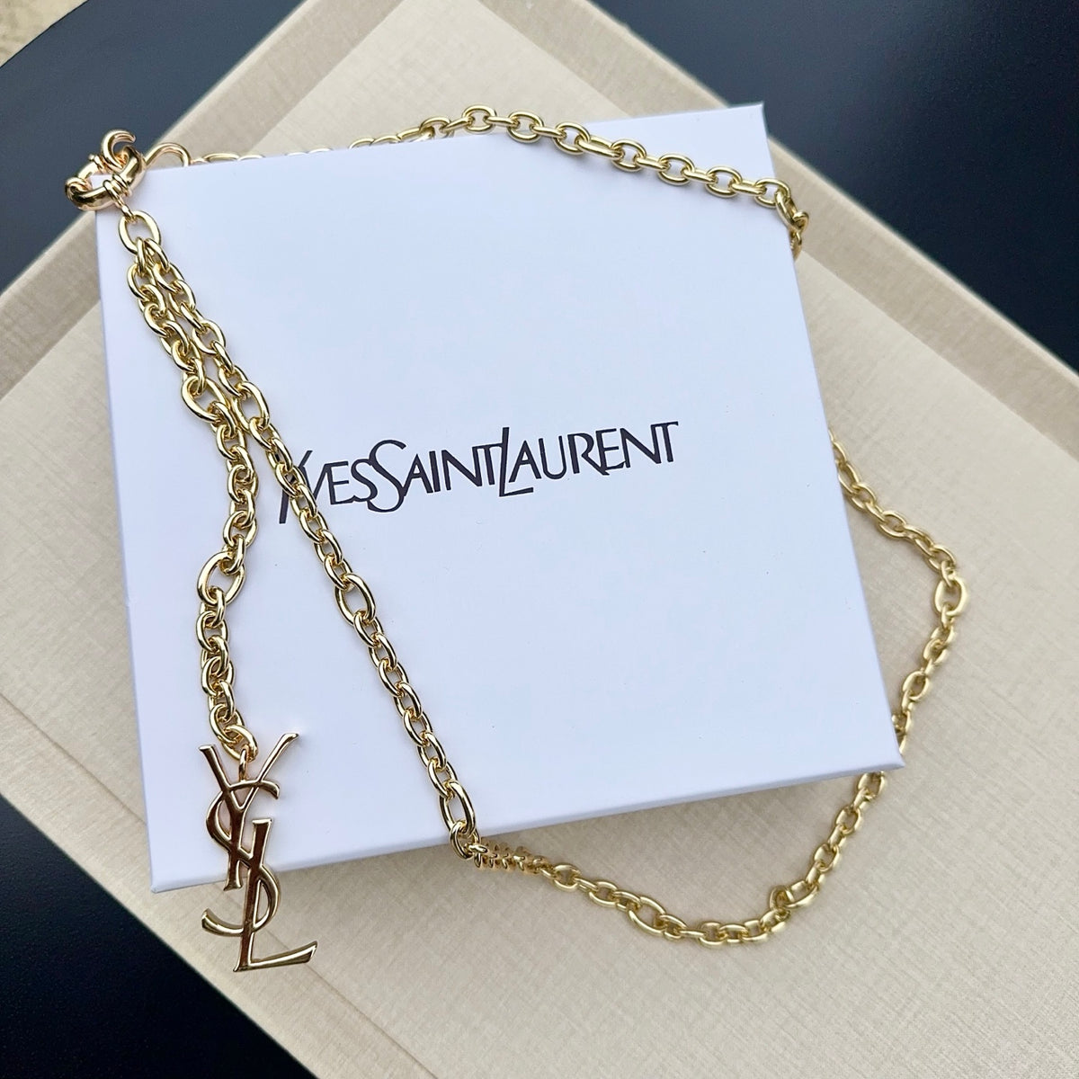 Пояс-ланцюжок Saint Laurent з міді
