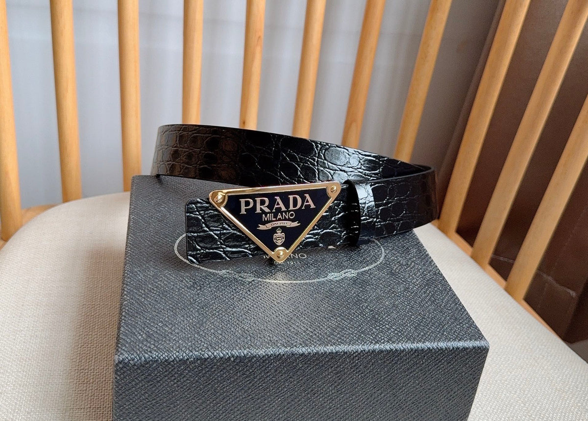 Ремінь Prada з натуральної шкіри