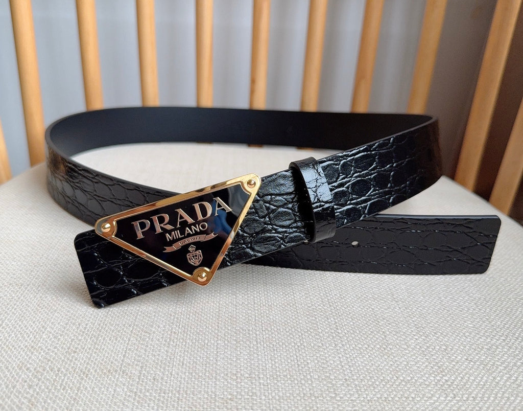 Ремінь Prada з натуральної шкіри