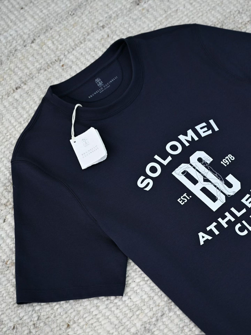 Чоловіча бавовняна футболка Brunello Cucinelli Athletic Club — фото 8