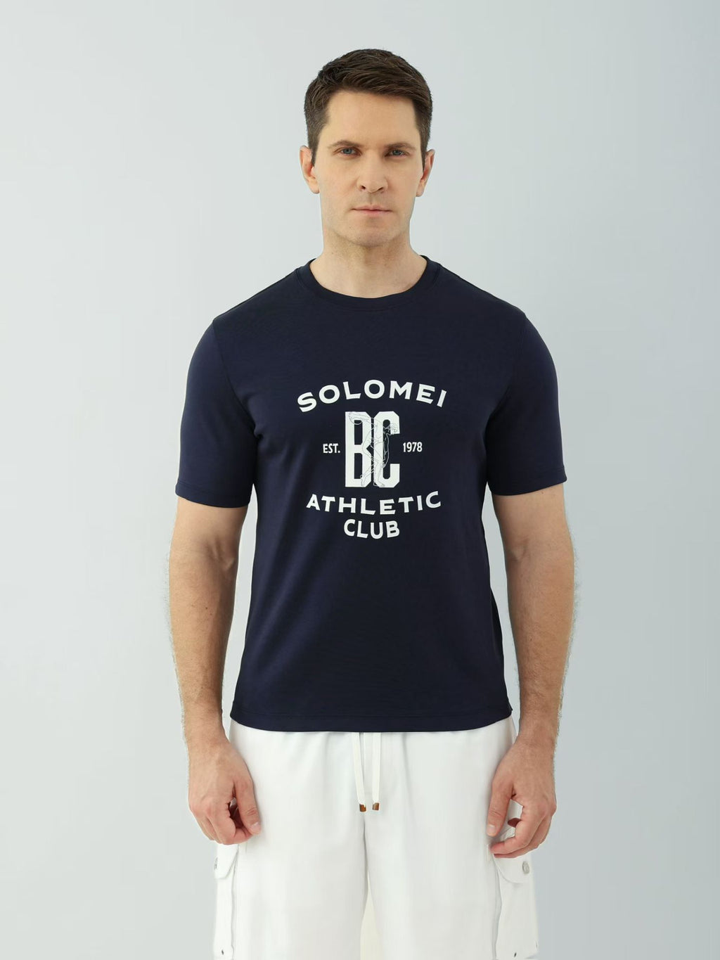 Чоловіча бавовняна футболка Brunello Cucinelli Athletic Club — фото 1
