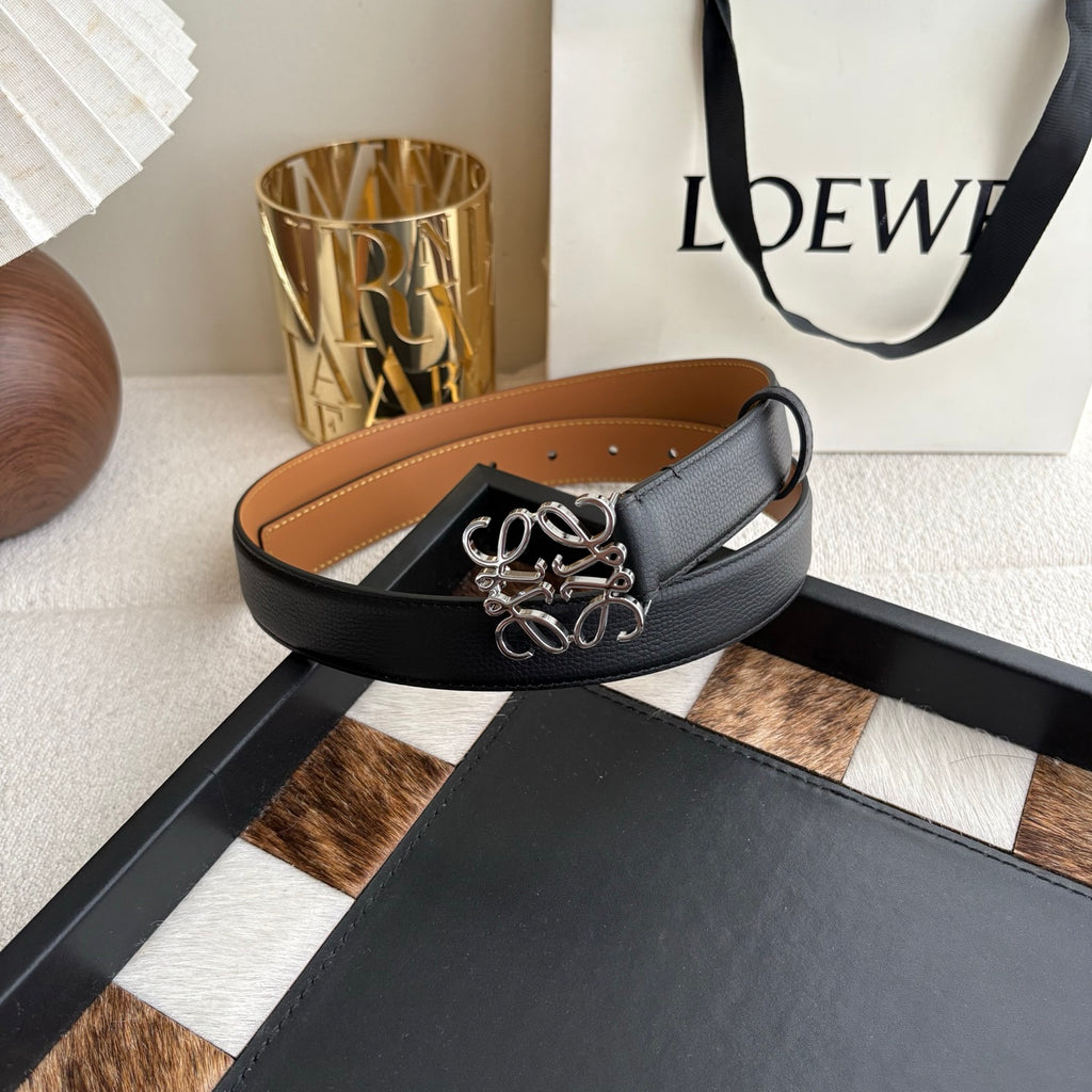 Ремінь Loewe з натуральної шкіри