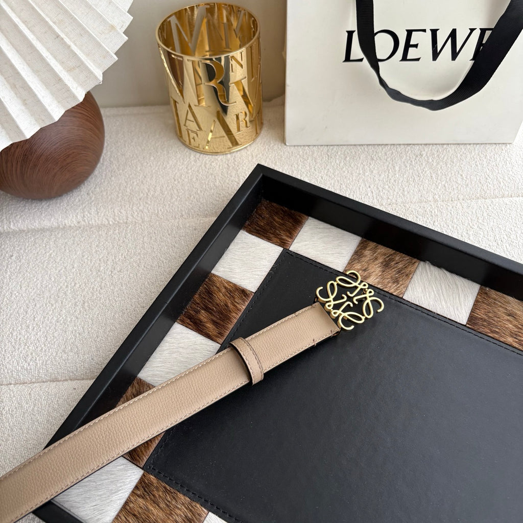 Ремінь Loewe з натуральної шкіри
