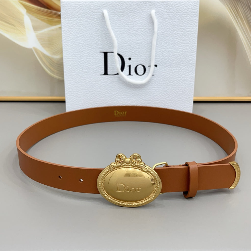 Ремінь Dior з натуральної телячої шкіри