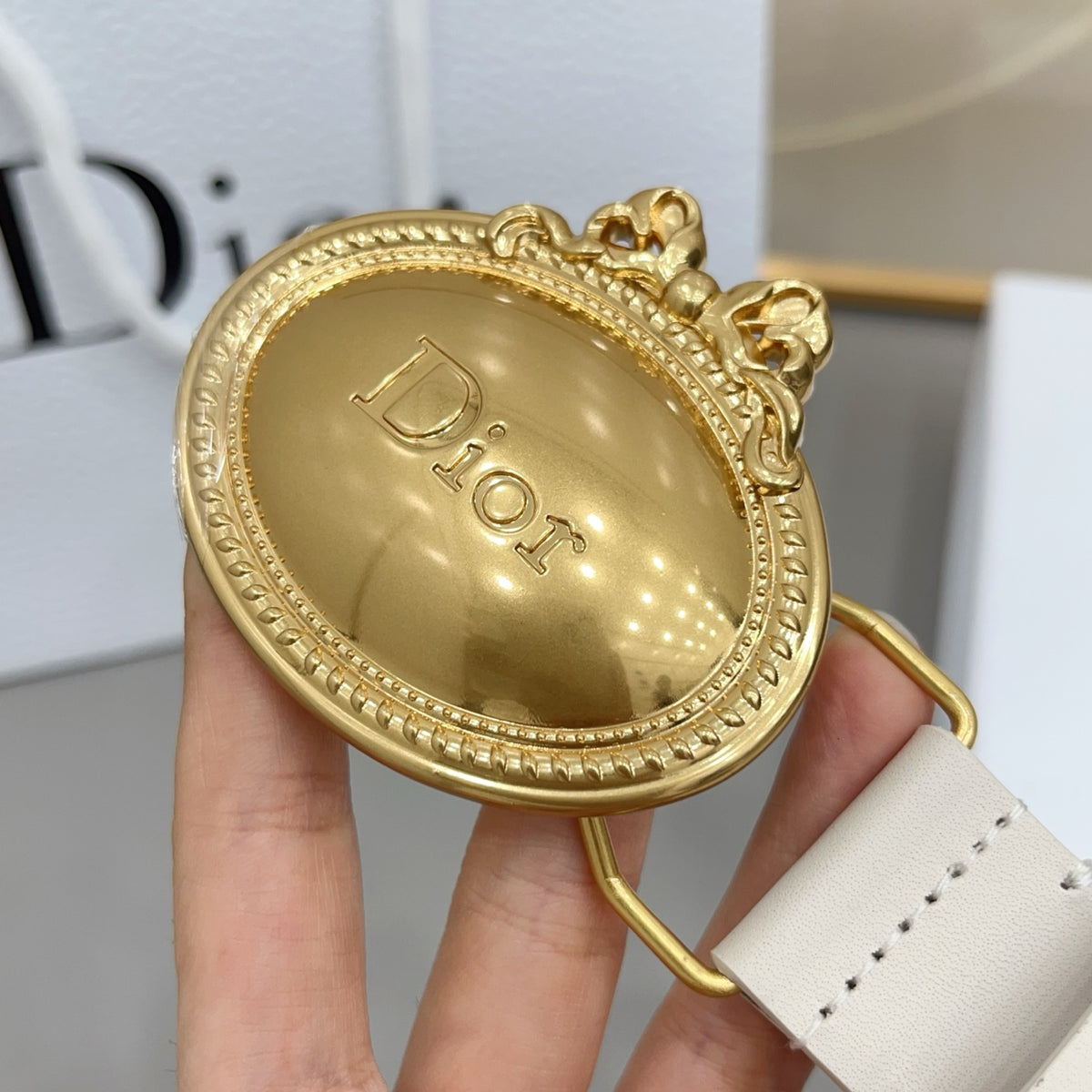 Ремінь Dior з натуральної телячої шкіри