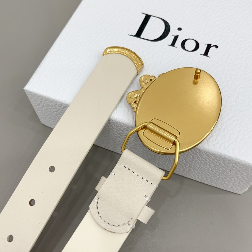 Ремінь Dior з натуральної телячої шкіри