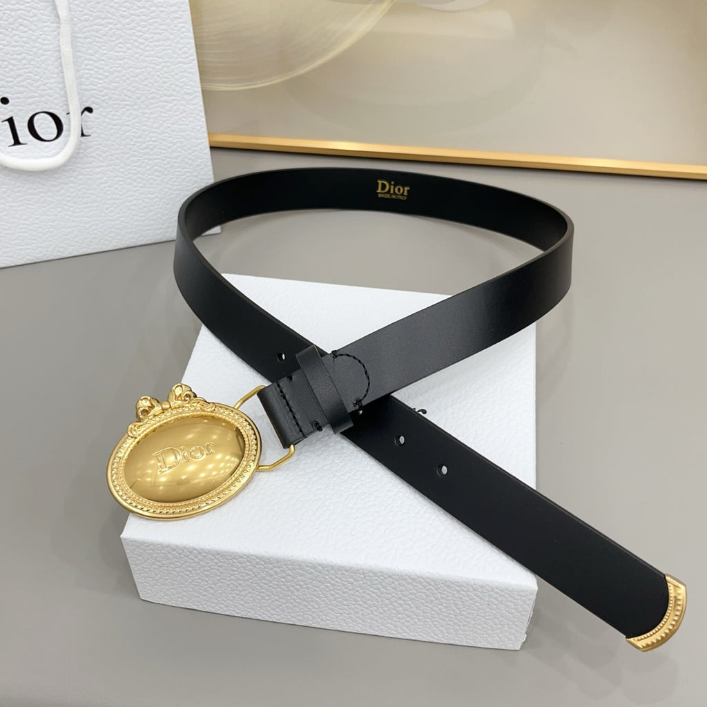 Ремінь Dior з натуральної телячої шкіри
