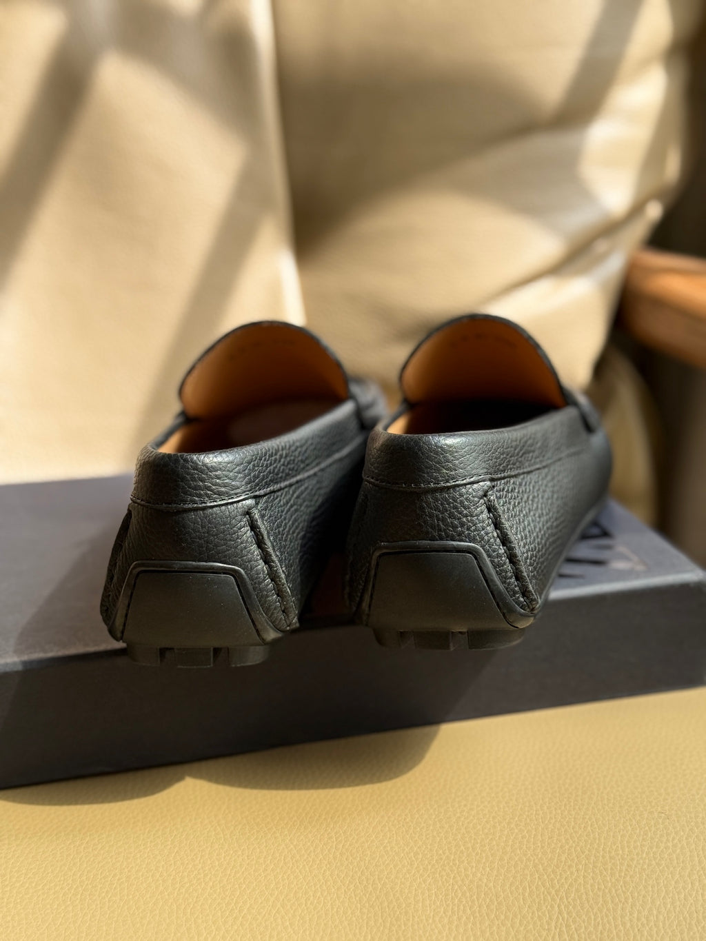 Комфортні шкіряні лофери Zegna
