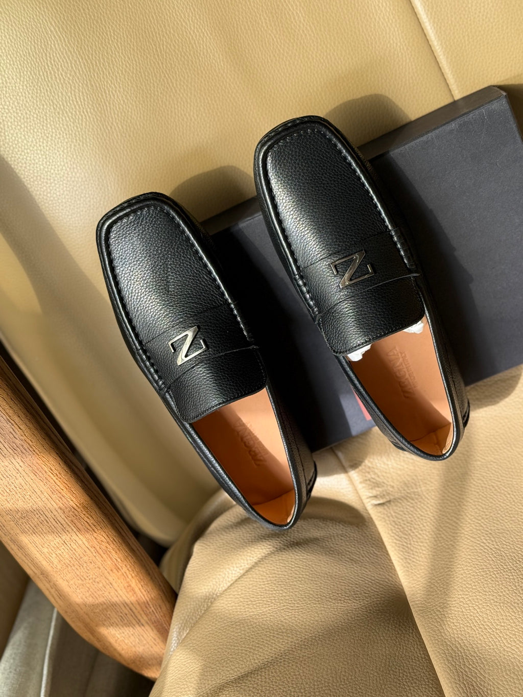 Вишукані шкіряні лофери Zegna