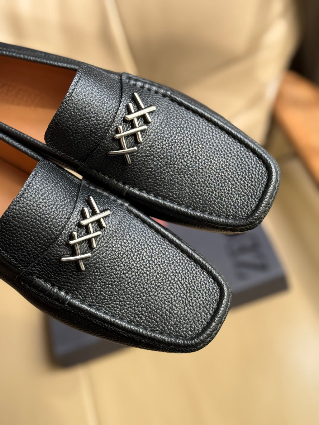 Преміальні шкіряні лофери Zegna