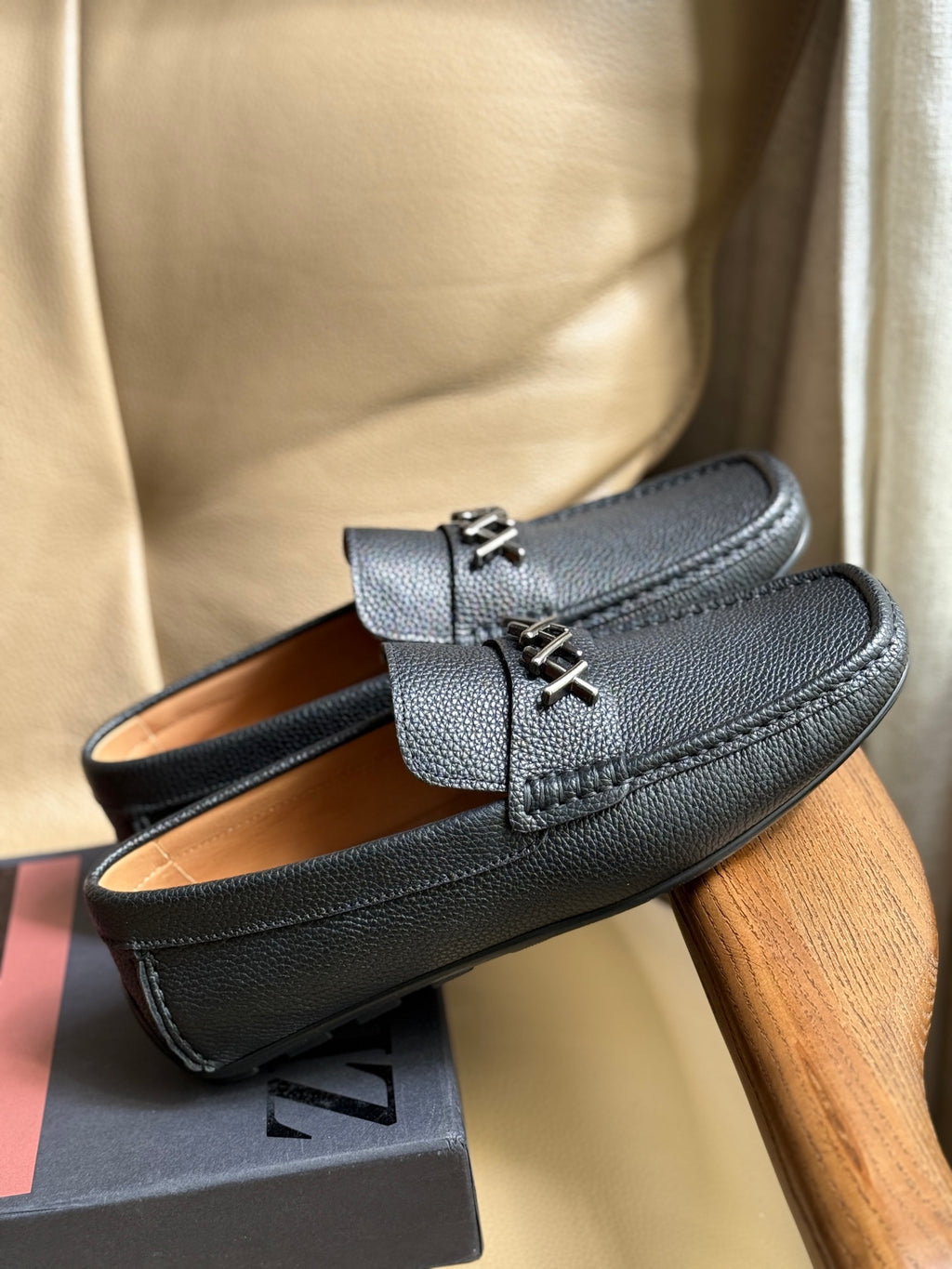 Преміальні шкіряні лофери Zegna
